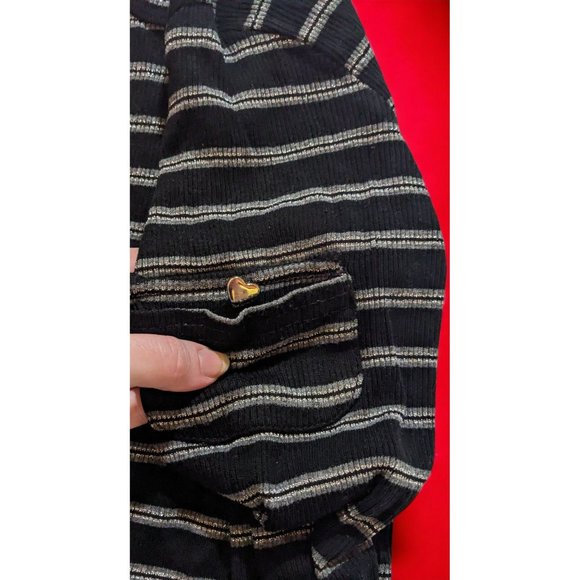 In Design Striped Ribbed Top - Picture 4 of 8